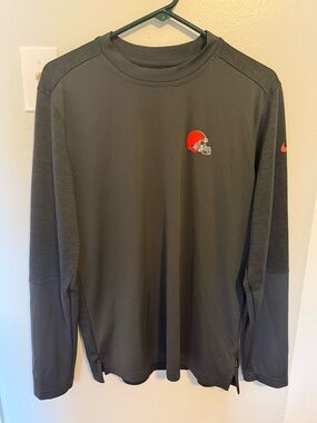 NFL Nike Browns On Field Apparel Long Sleeve